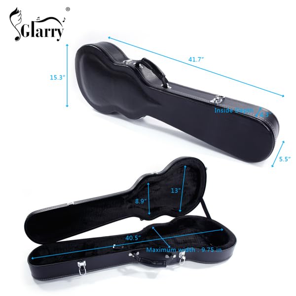 Black Molded Hard Case for Electric Guitar H101