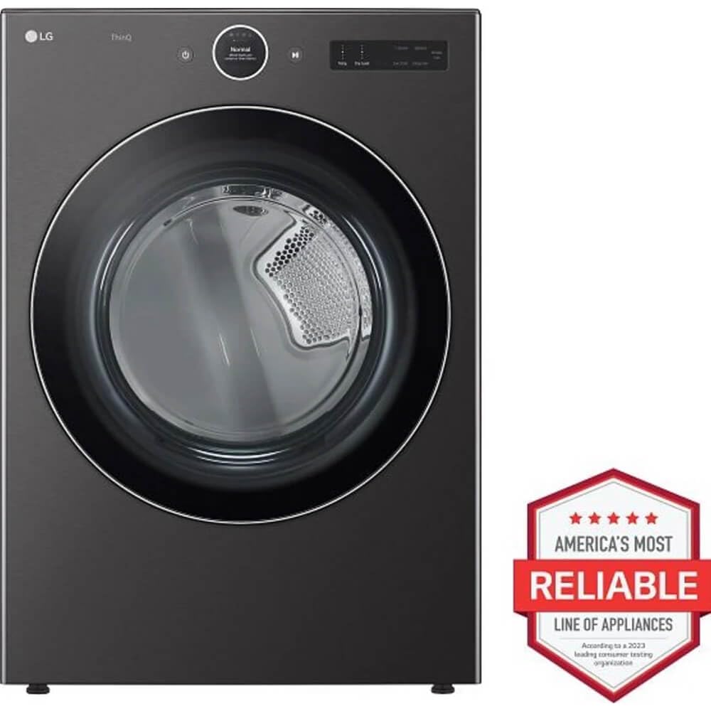 7.4 cu. ft. Vented Stackable Electric Dryer in Black Steel J158084