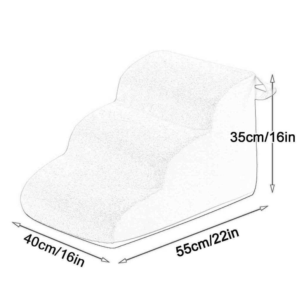 3-Step Non-Slip Dog Stairs with Handle M5295