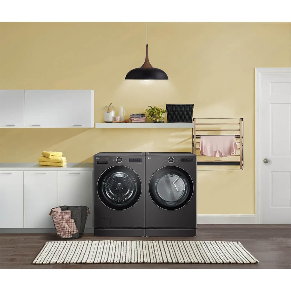 7.4 cu. ft. Vented Stackable Electric Dryer in Black Steel J158084