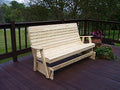 Pressure-Treated Pine Highback Patio Glider Bench L615616