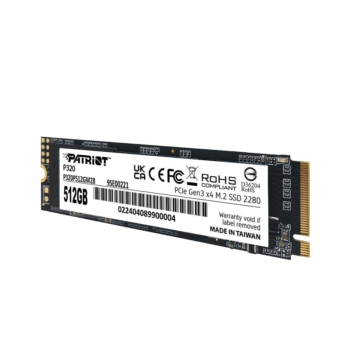 512GB PCIe Gen 3x4 M.2 2280 SSD T109640