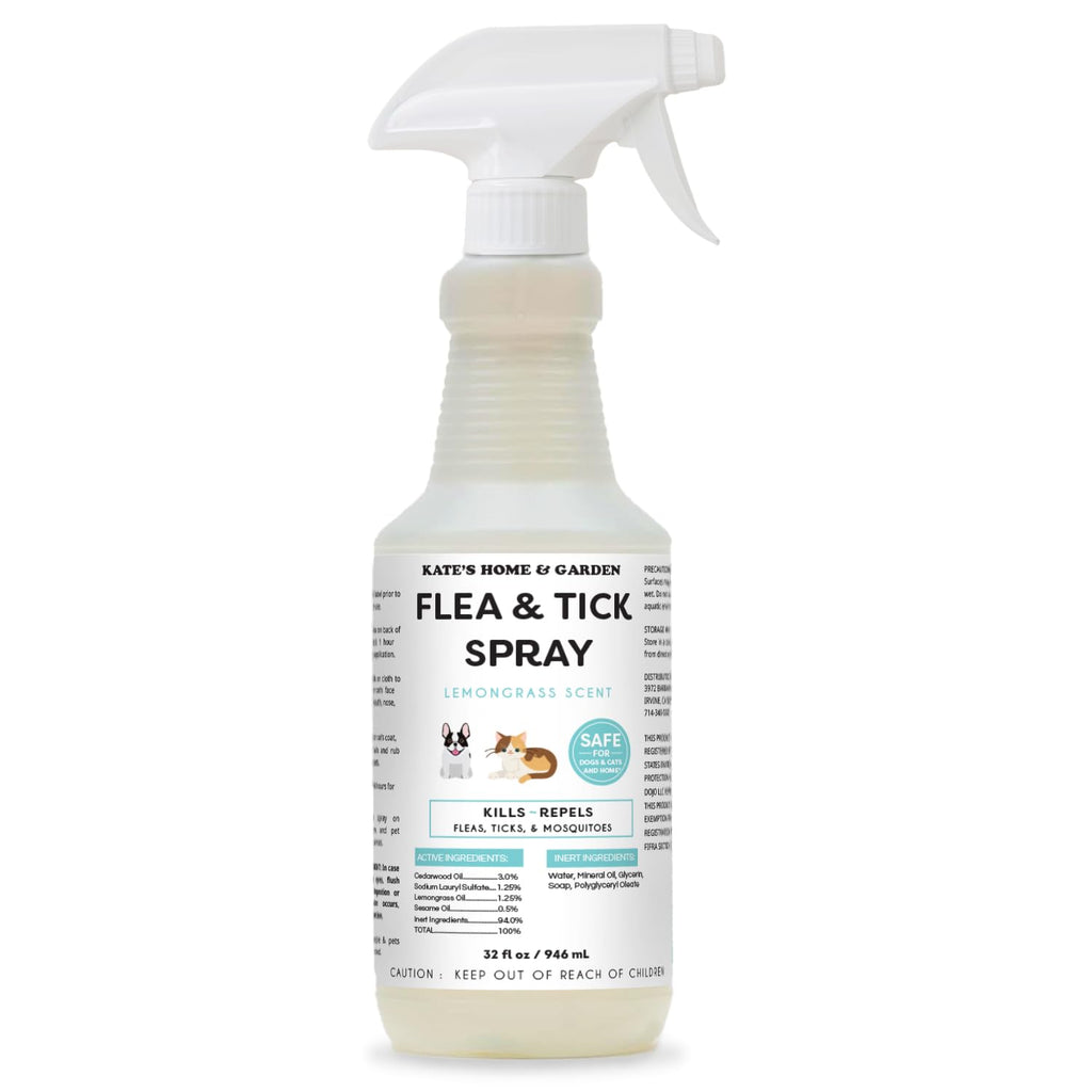 Flea and Tick Spray for Dogs & Cats 32oz W46375