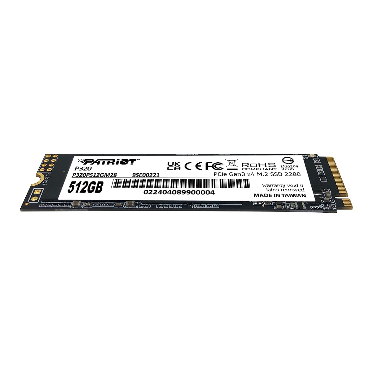 512GB PCIe Gen 3x4 M.2 2280 SSD T109640