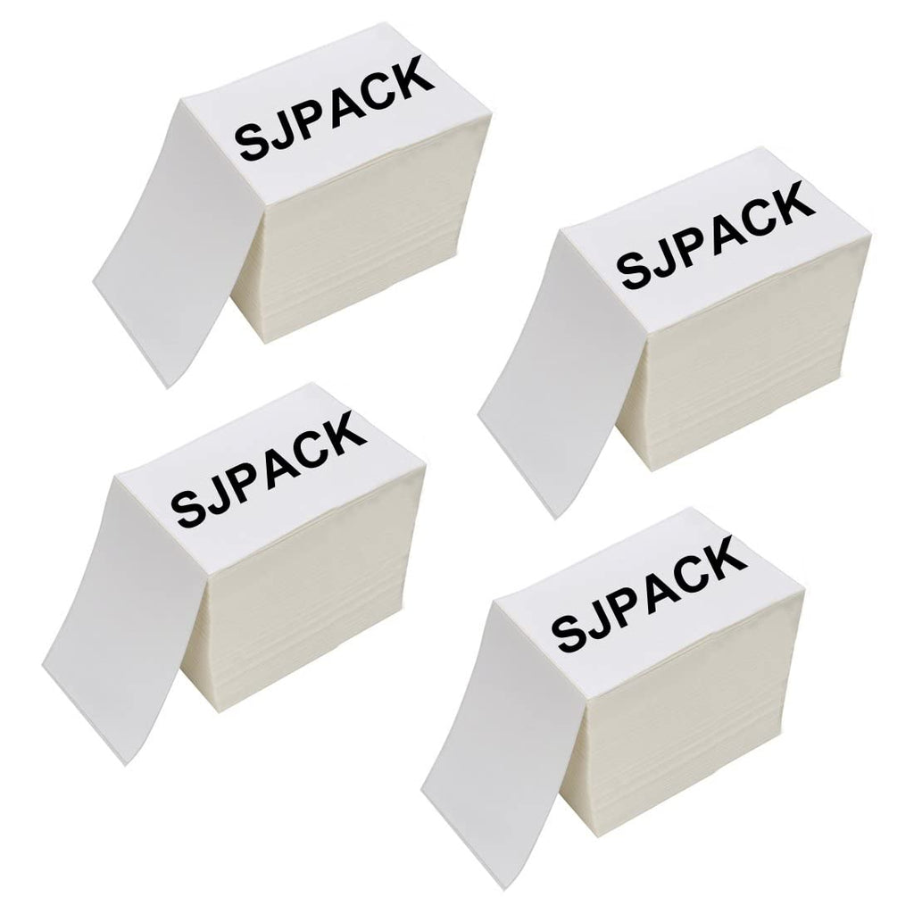 4 x 6 Fanfold Thermal Shipping Labels 4000 O362525