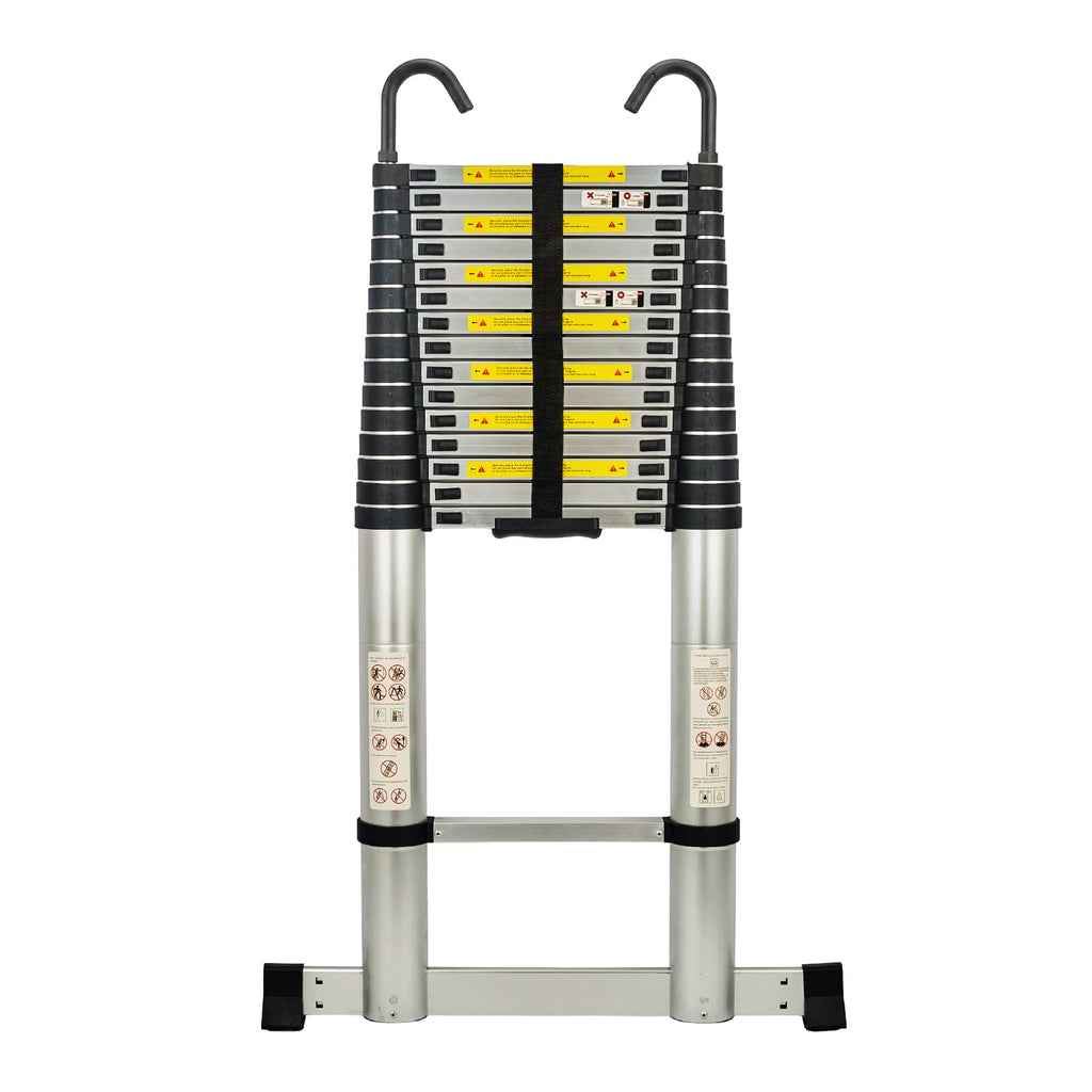 20.3 FT Aluminum Telescopic Ladder 330lbs K6675