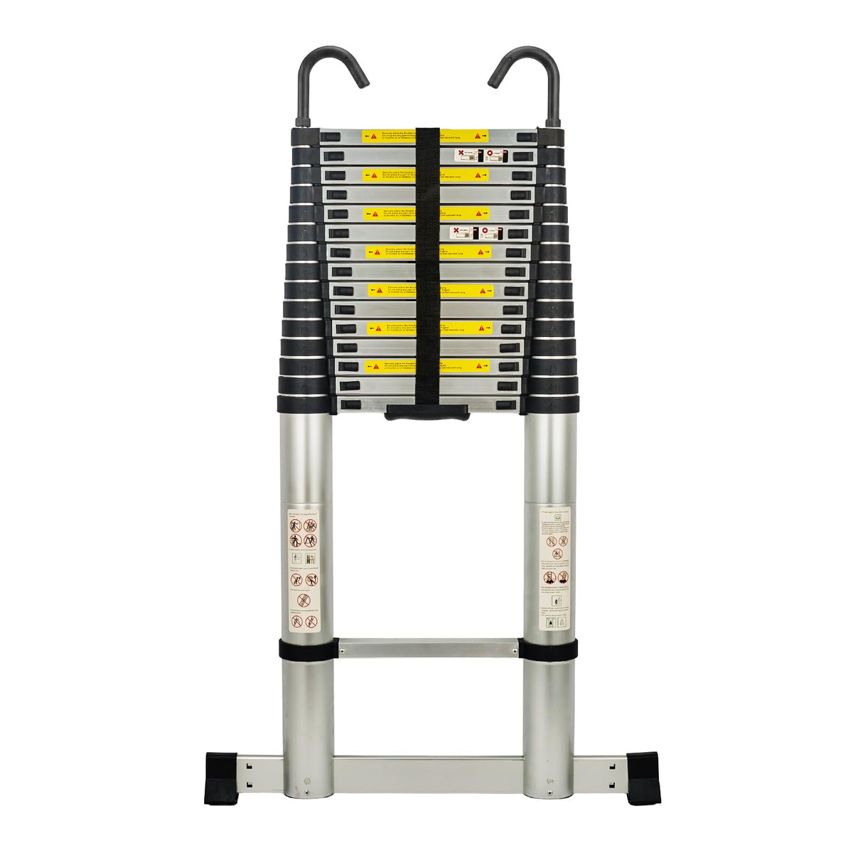 20.3 FT Aluminum Telescopic Ladder 330lbs K6675