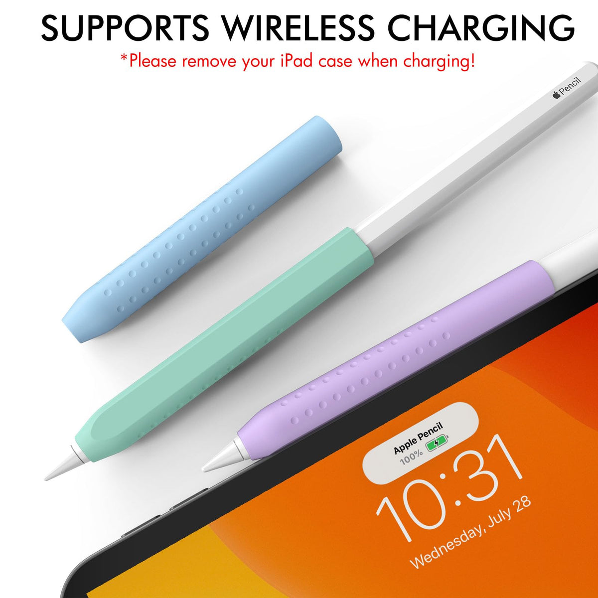 Silicone Grip for Apple Pencil 2nd Generation & Apple Pencil (USB-C) M7863
