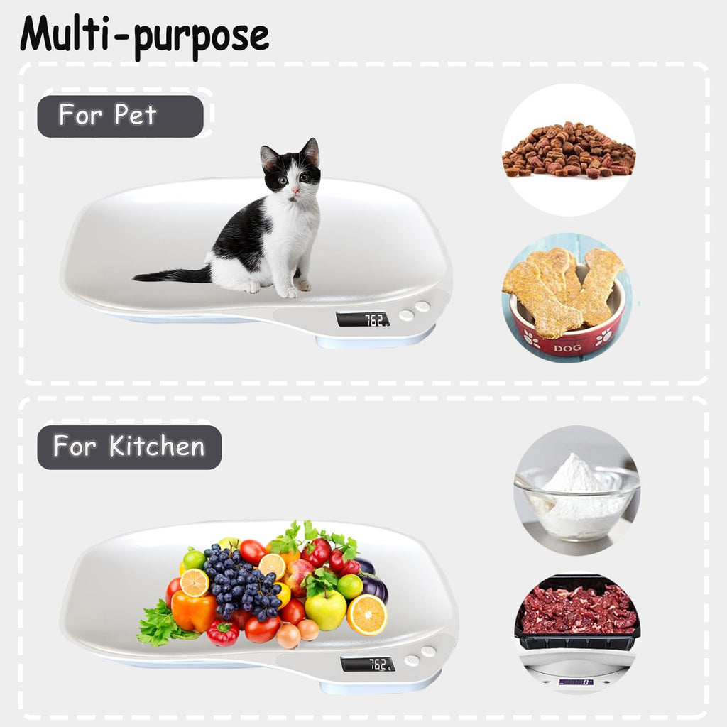 Digital Pet Scale 33lb LCD with Tray D315