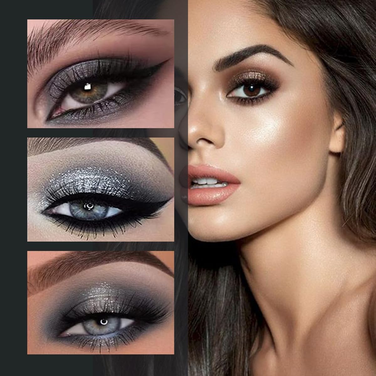 Black Grey Smokey Eyeshadow Palette P94278