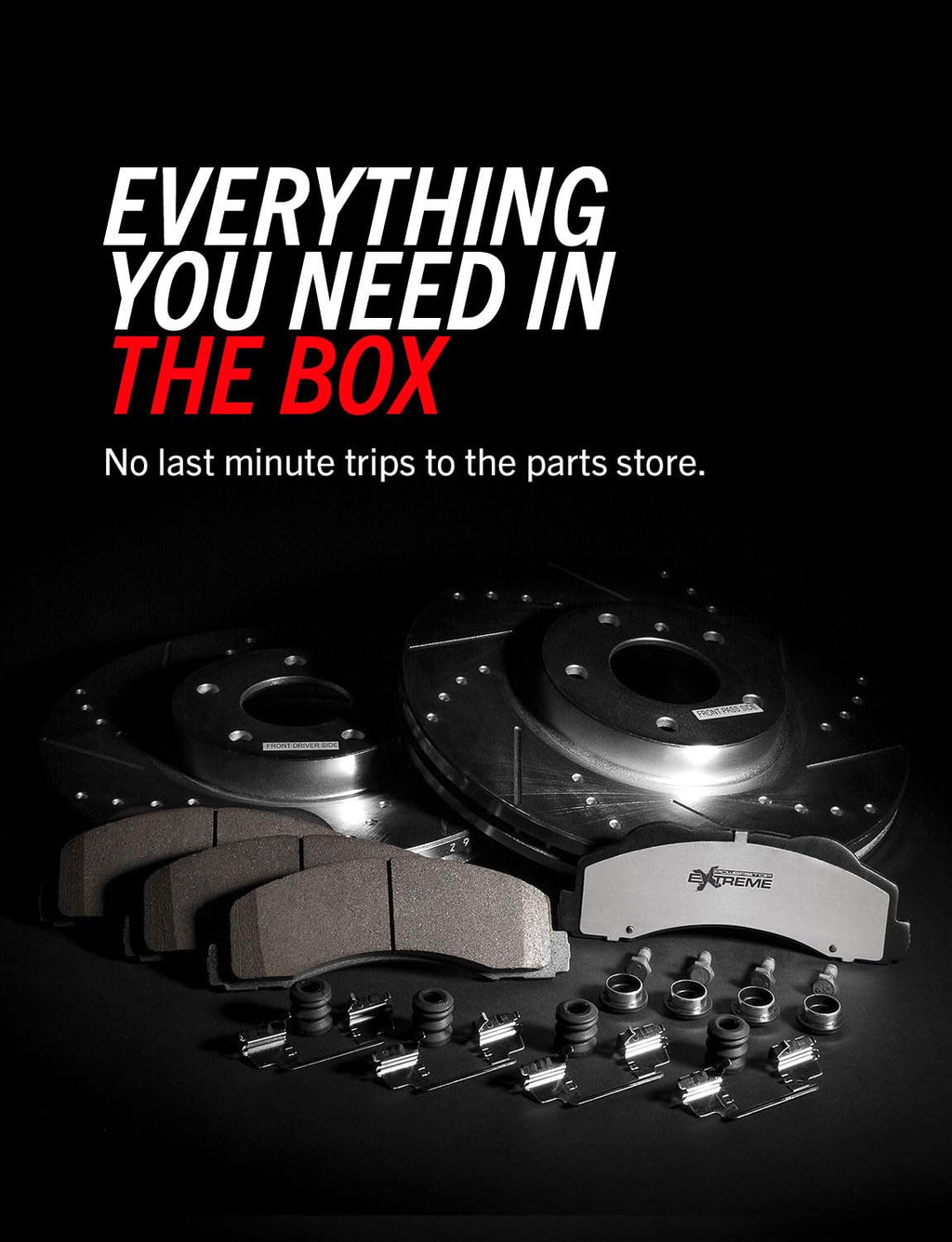 Brake Pad & Rotor Kit Front & Rear V212