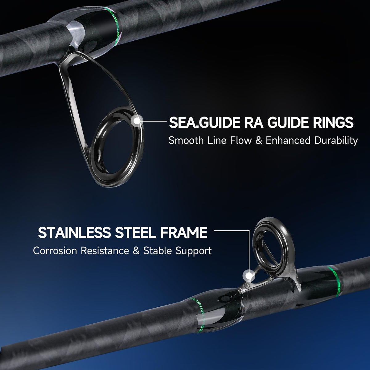 Heavy 2-Piece Fishing Rod H9175