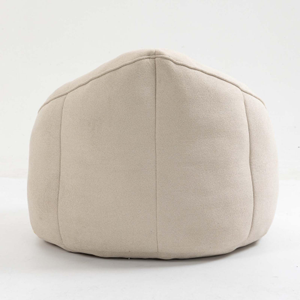 Yellow Memory Foam Bean Bag Chair with Footrest E457