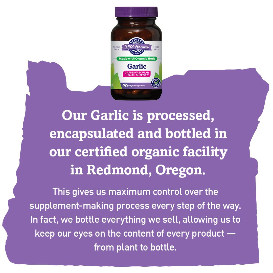 Organic Garlic Capsules 90 Count S8748
