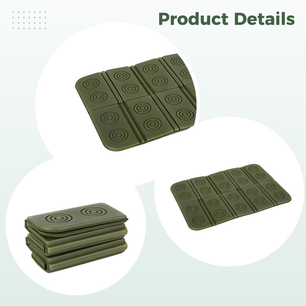 2 Pcs Waterproof Foam Camping Mat and Seat Cushion S286
