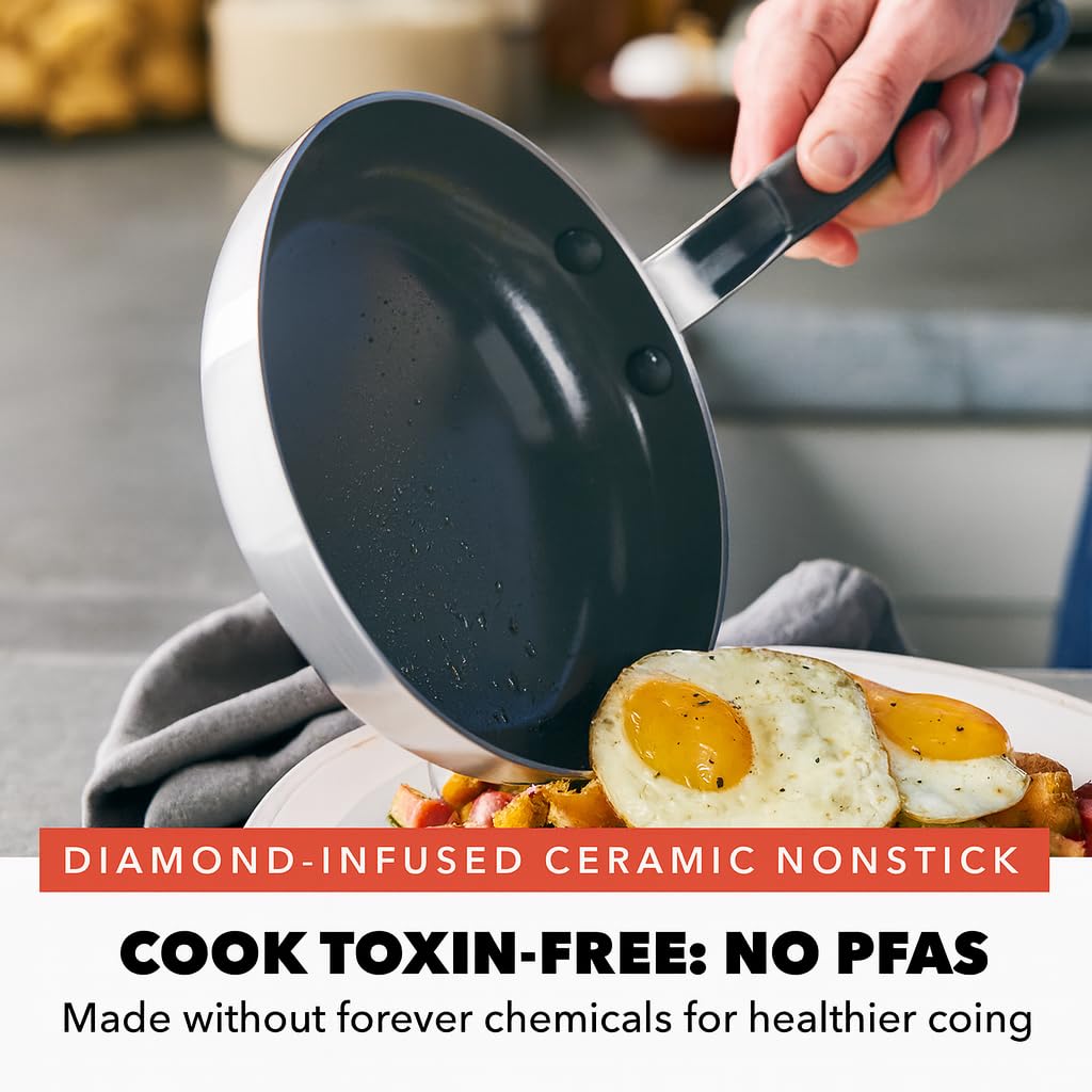 Stainless Steel 12 Piece Nonstick Cookware Set U418