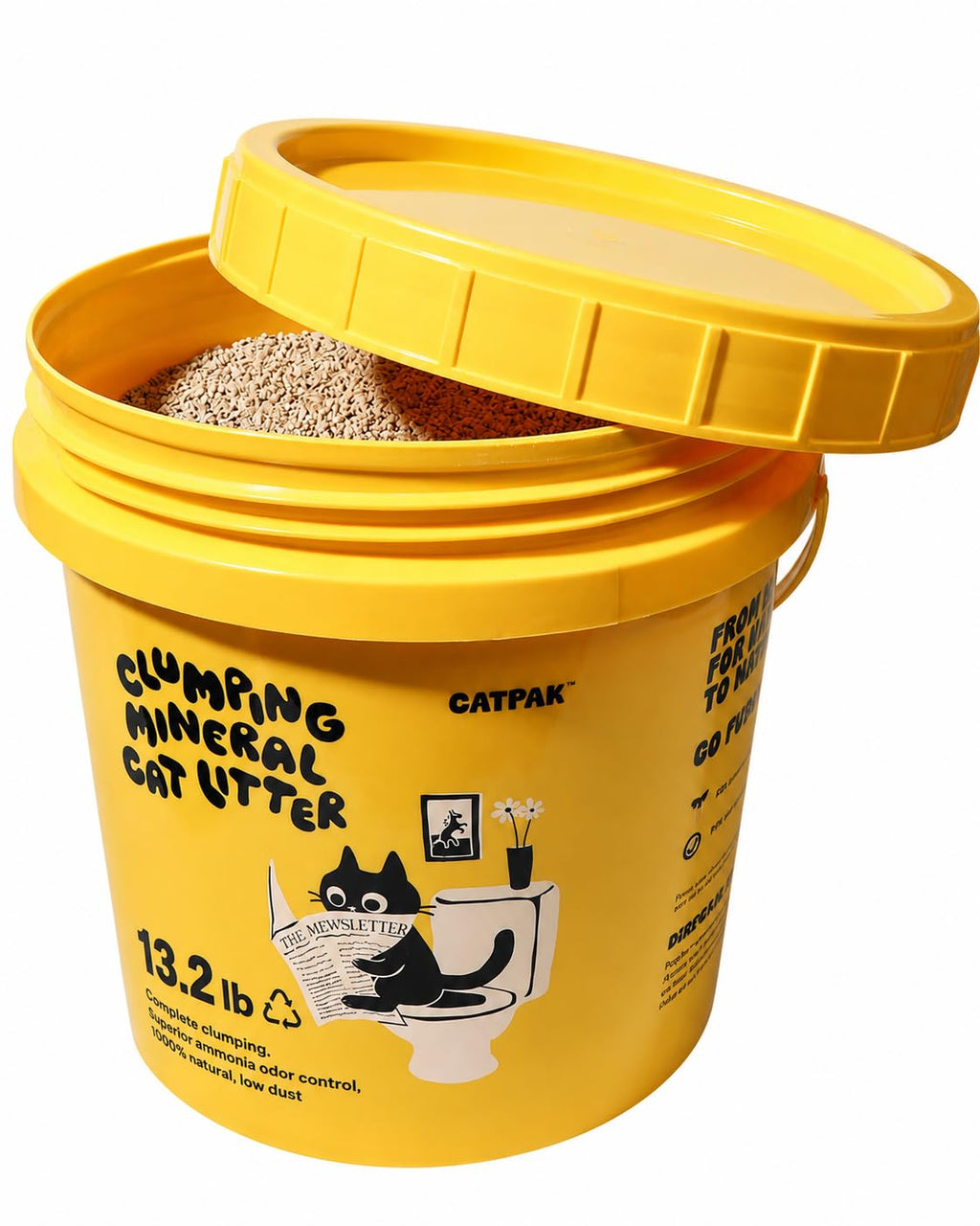 Unscented Low Dust Clumping Mineral Cat Litter 13.2 lb Z624