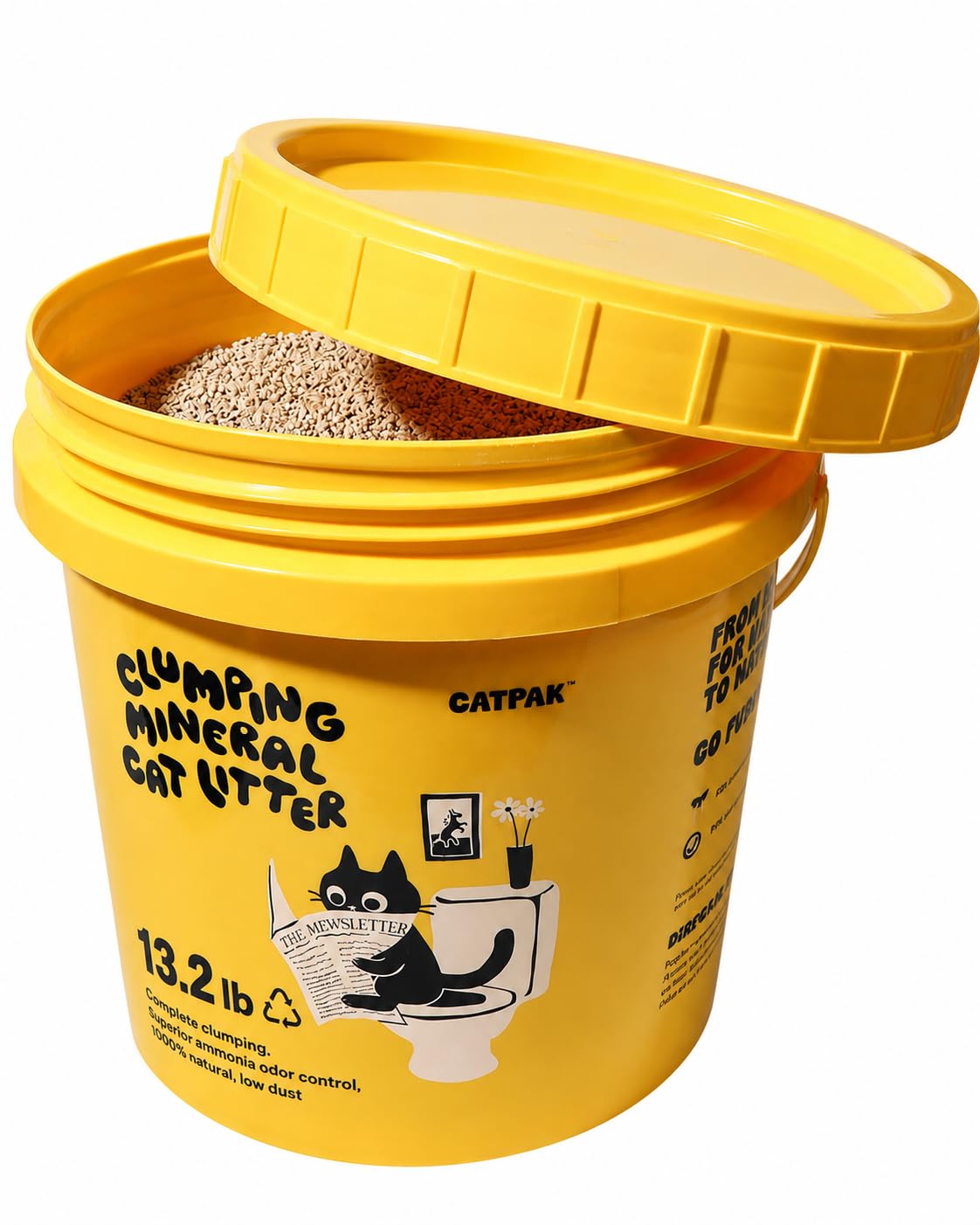 Unscented Low Dust Clumping Mineral Cat Litter 13.2 lb Z624