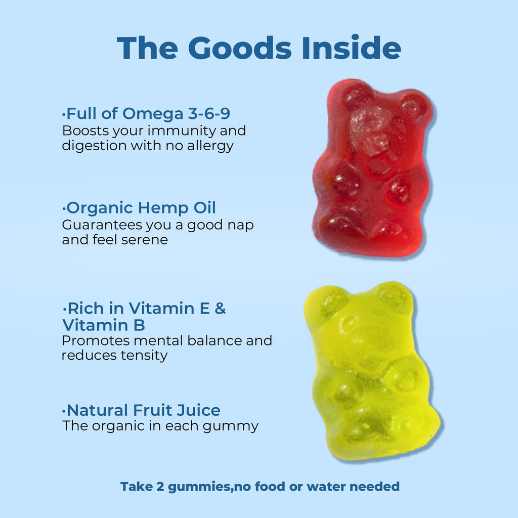 Hemp Gummies Extra Strength Natural Hemp Oil Extract N4178