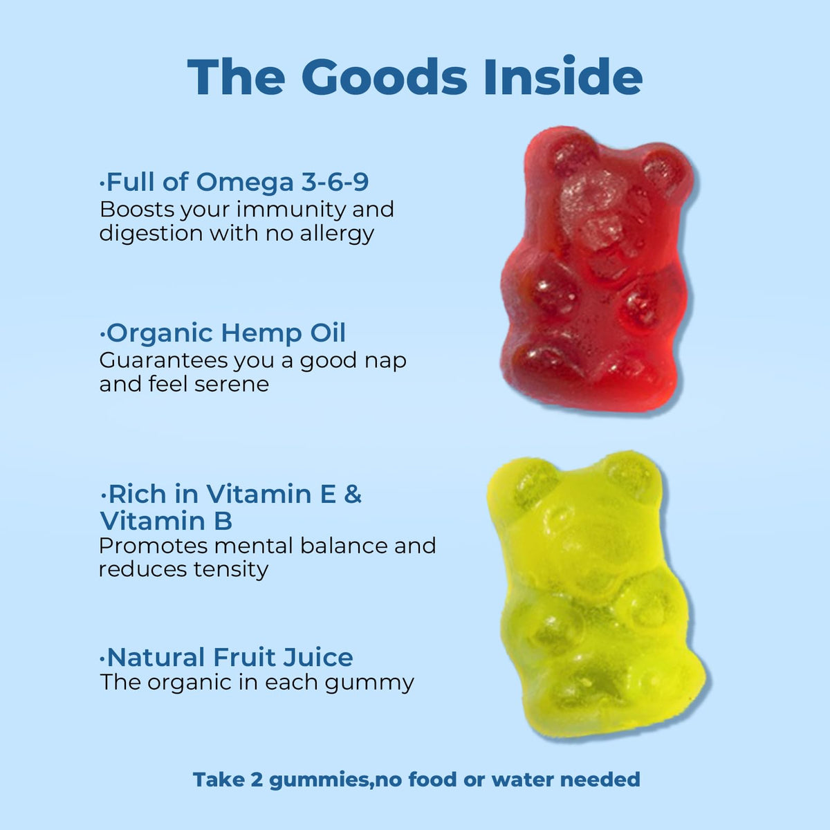 Hemp Gummies Extra Strength Natural Hemp Oil Extract N4178