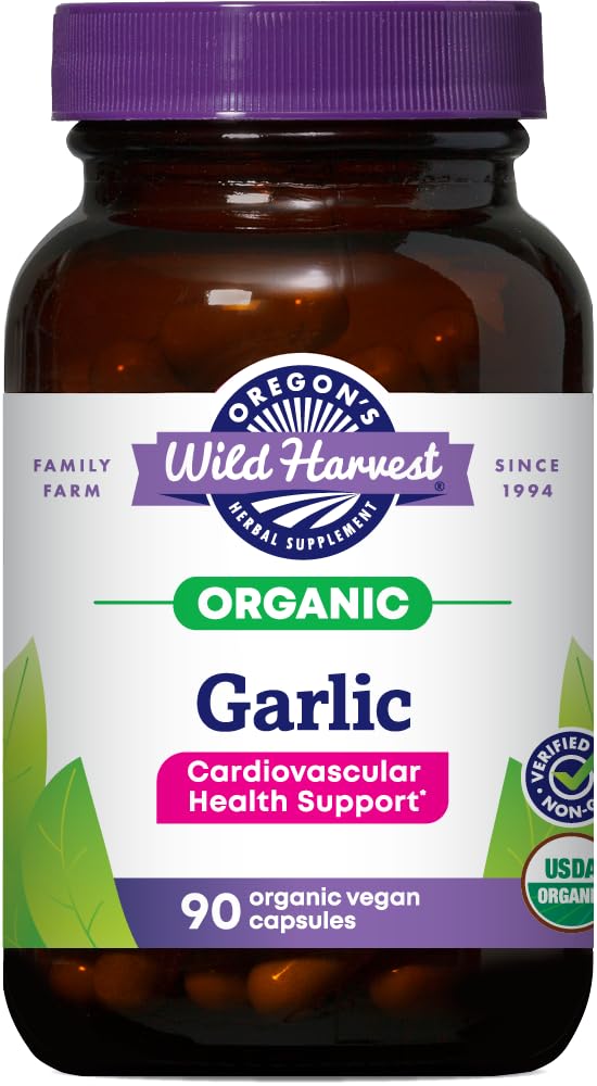 Organic Garlic Capsules 90 Count S8748