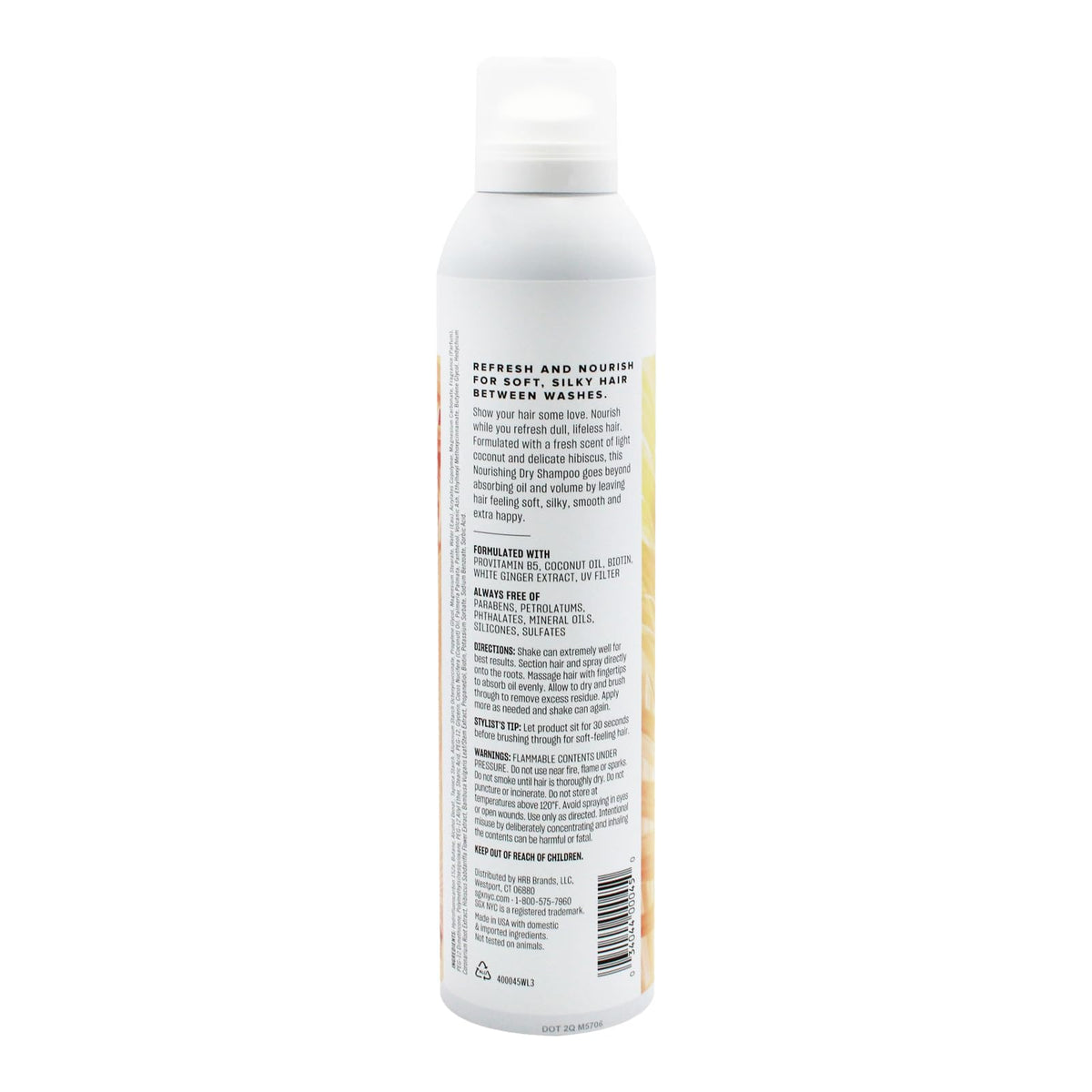Nourishing Dry Shampoo with Pro-Vitamin B5 and Biotin 6.5 oz B9499