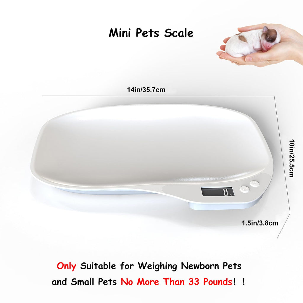 Digital Pet Scale 33lb LCD with Tray D315