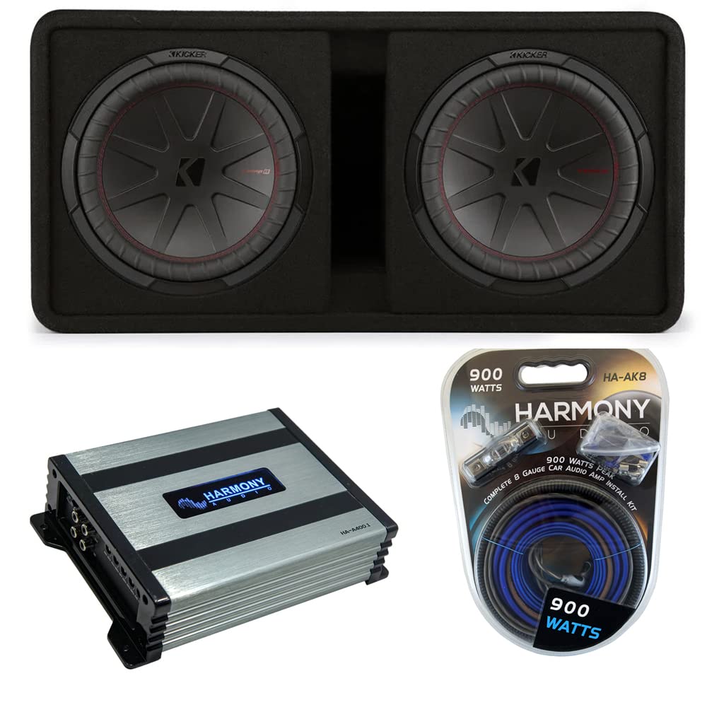 Dual 12" Loaded Sub Box with 800W Amp S9540