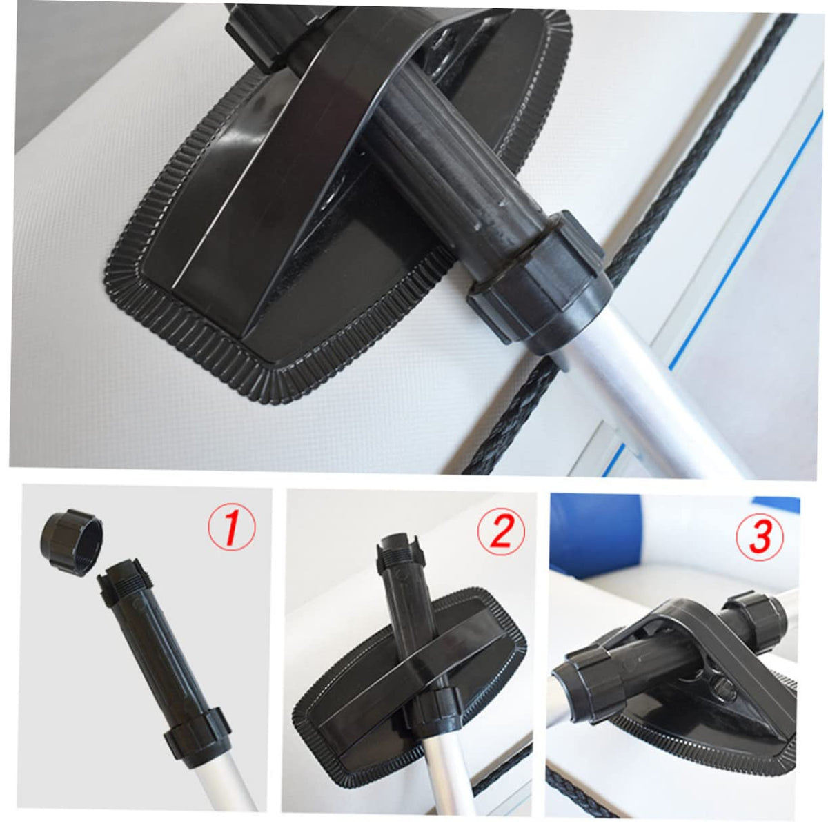 2pcs Aluminum Alloy Telescopic Kayak Paddles Z19539