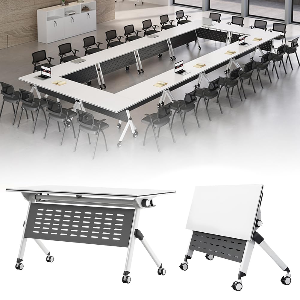 Folding Conference Table 63x24x30 Inch R9036