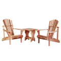 3-Piece Cedar Chair and Table Set V4982