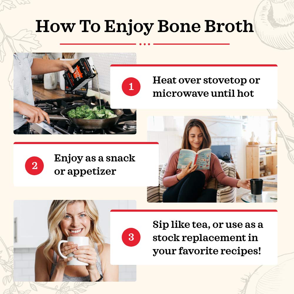 Chicken Bone Broth 4 Pack 32 Ounces H41436