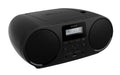 Portable CD Player Boombox with Bluetooth FM Radio USB Aux Input F2464