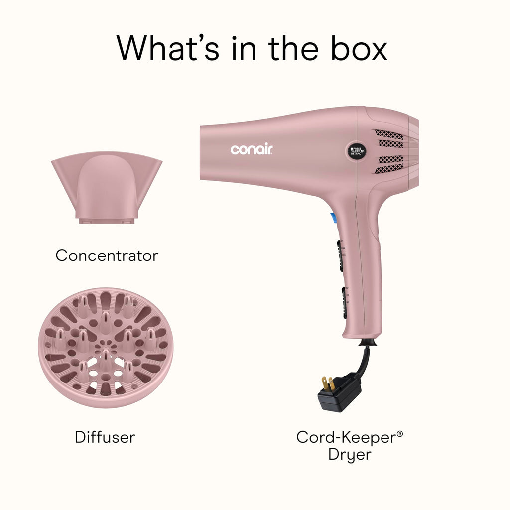 1875W Hair Dryer with Diffuser & Concentrator A23587