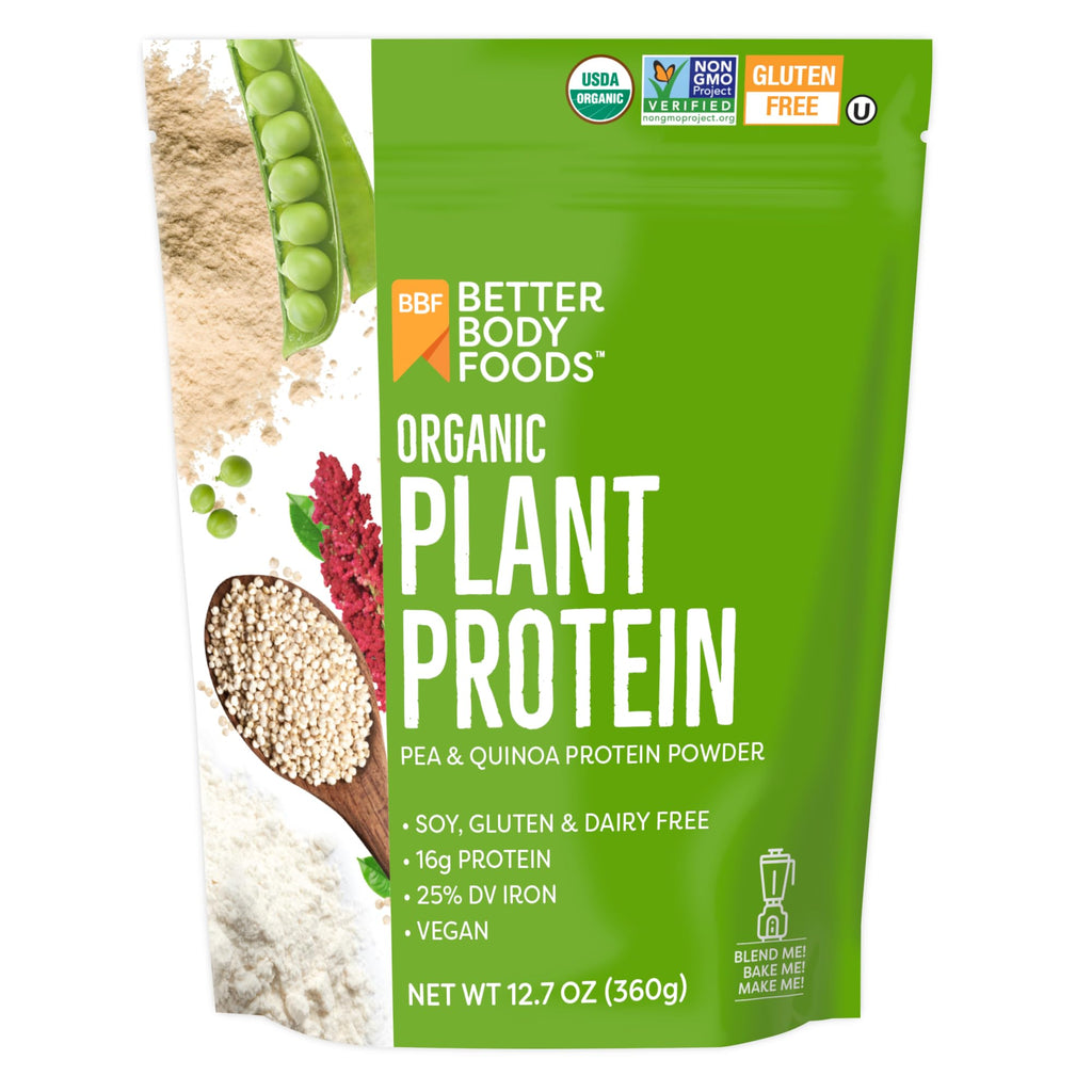Organic Plant Protein Powder 12.7 Oz Unflavored Isolate J532