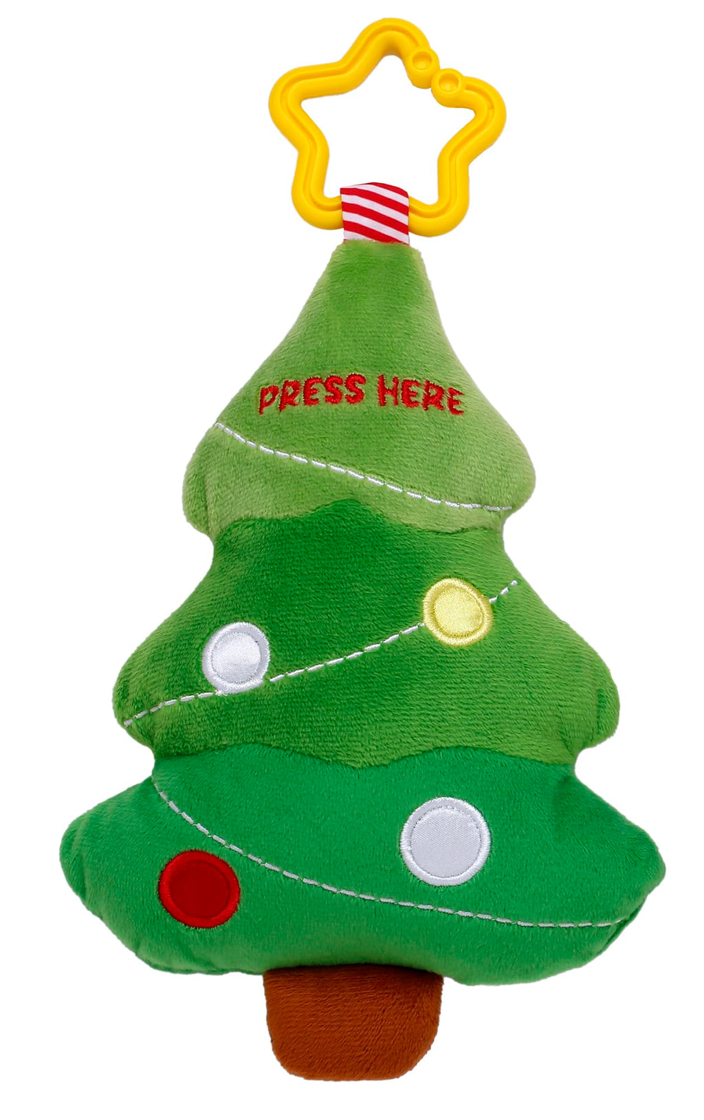 8 inch Musical Light Up Plush Toy with Travel Hook I516895