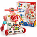 3-in-1 Baby Push Walker Sit to Stand Activity Table Y494