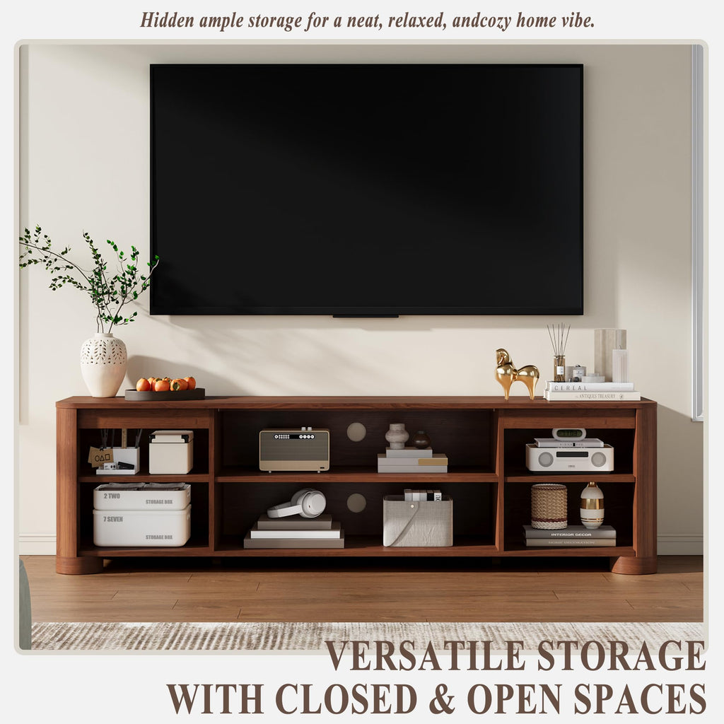 70" Walnut TV Stand R833610