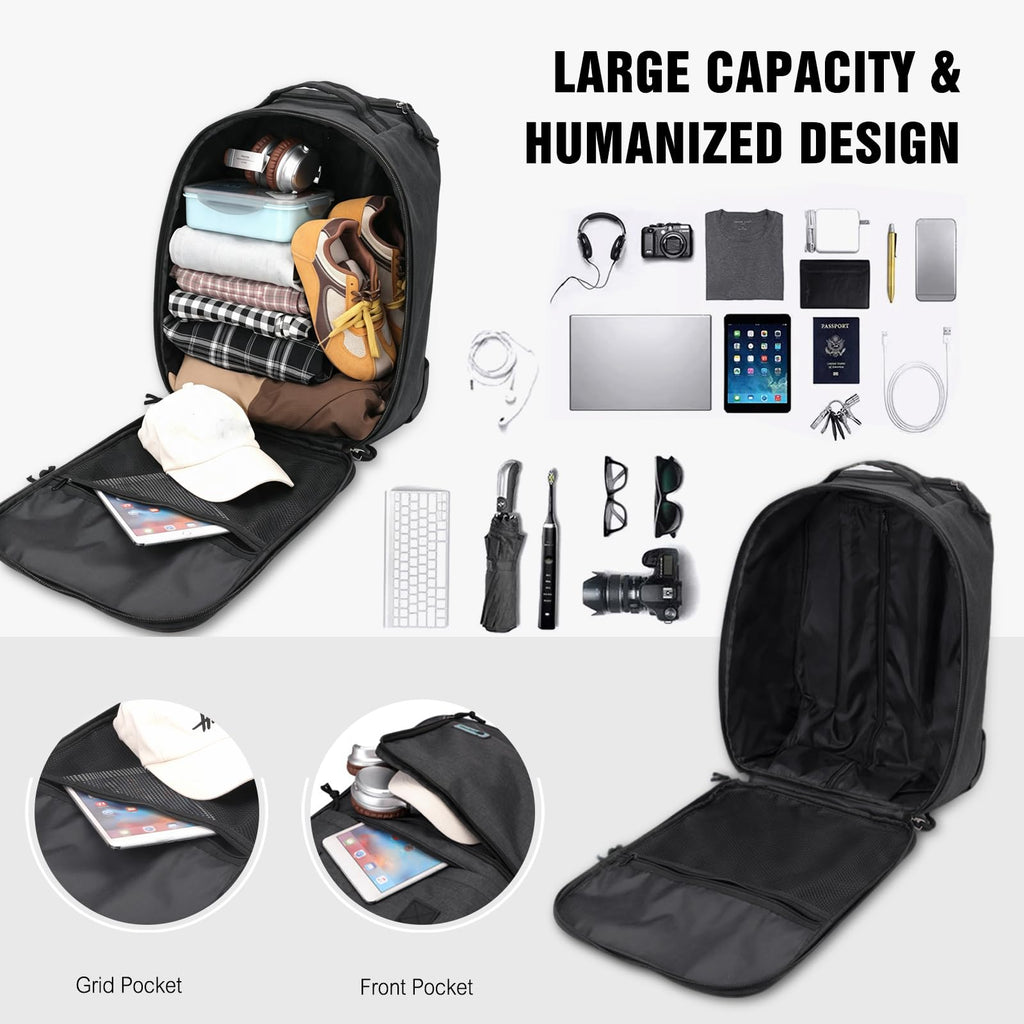 Rolling Laptop Backpack with Wheels 15.6 Inch M53588