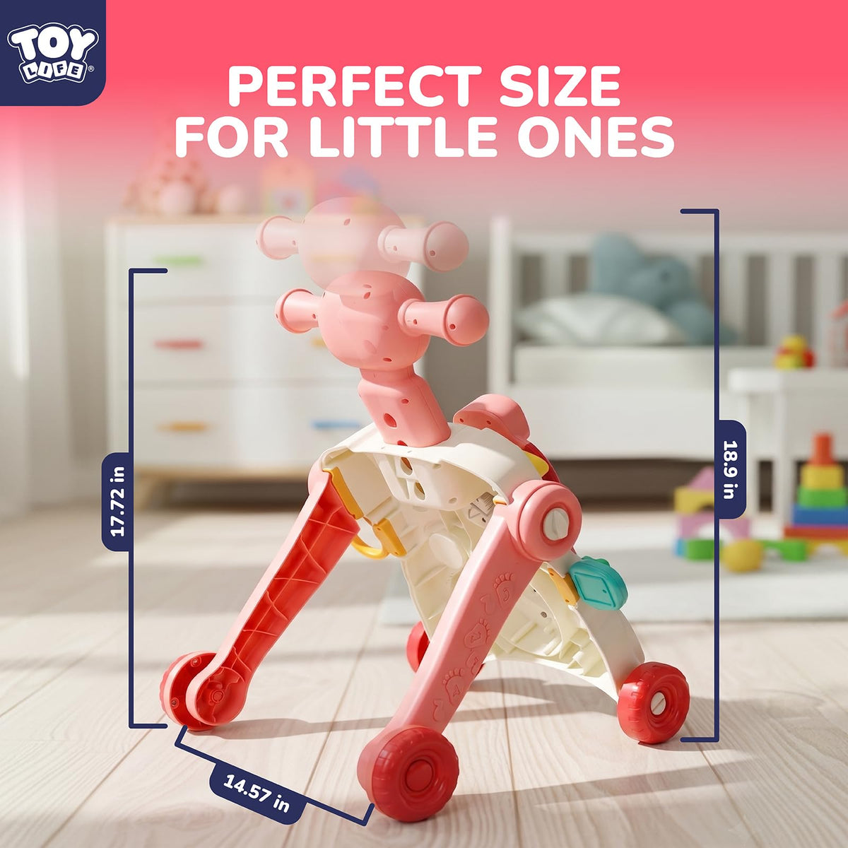 3-in-1 Baby Push Walker Sit to Stand Activity Table Y494