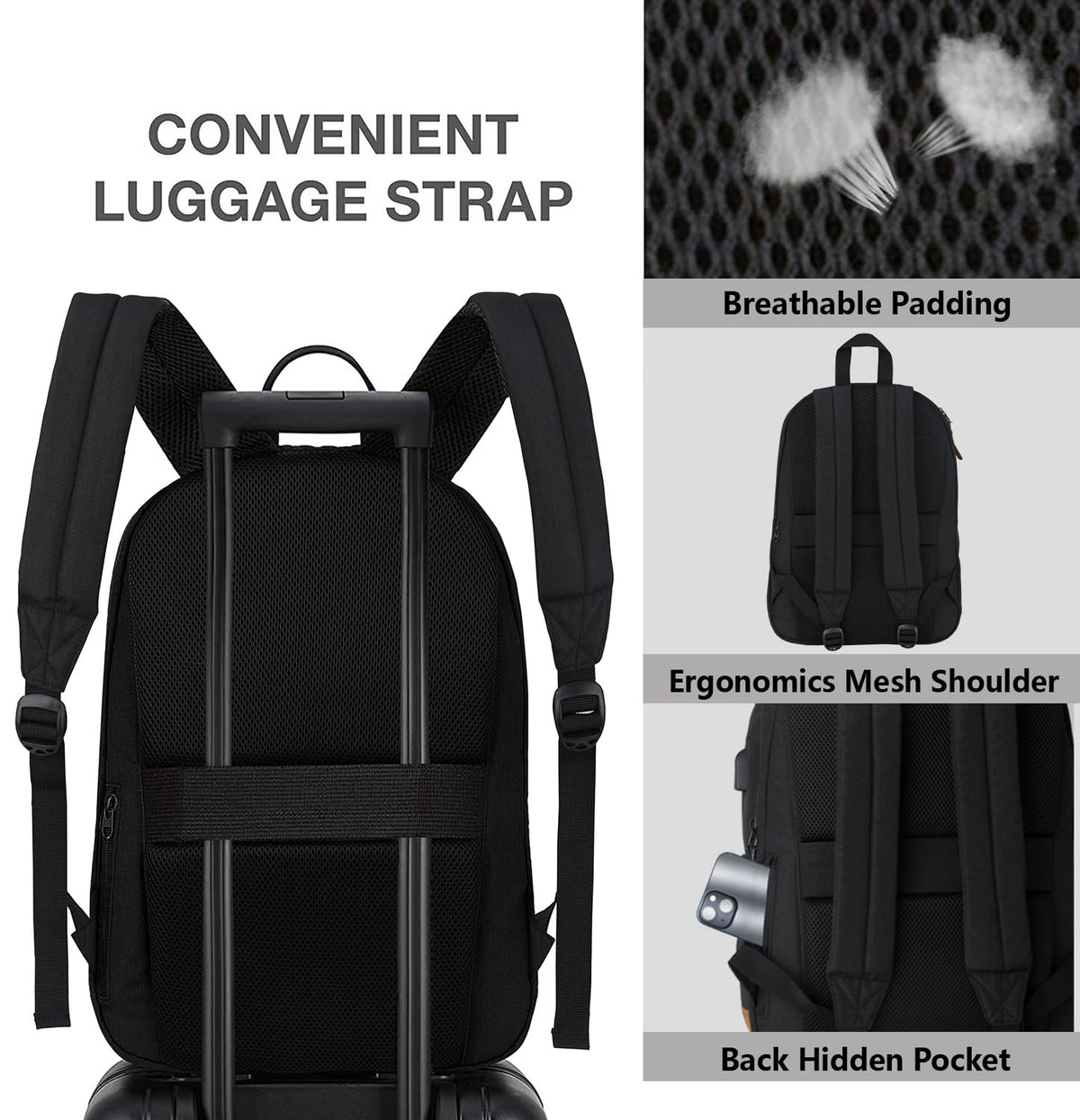 Anti Theft Laptop Backpack with USB Charging Port Z9256
