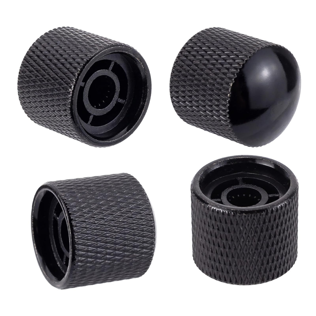Black Metal Guitar Knobs S525