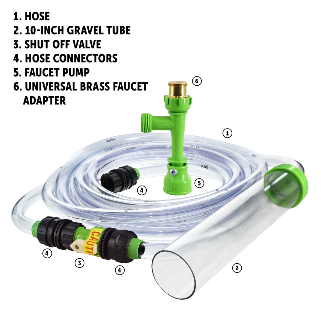 Aquarium Maintenance System, Gravel Cleaner and Water Changer, 25 Foot K90790