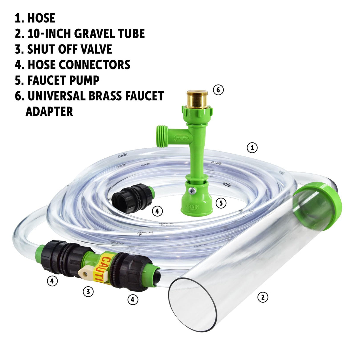 Aquarium Maintenance System, Gravel Cleaner and Water Changer, 25 Foot K90790