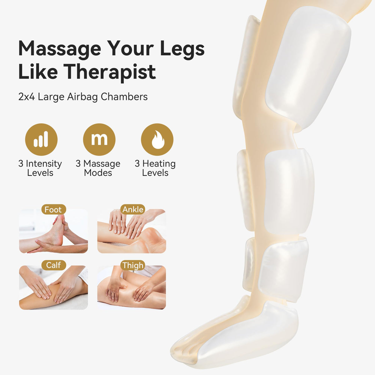 Leg Massager with Heat and Air Compression Z22557