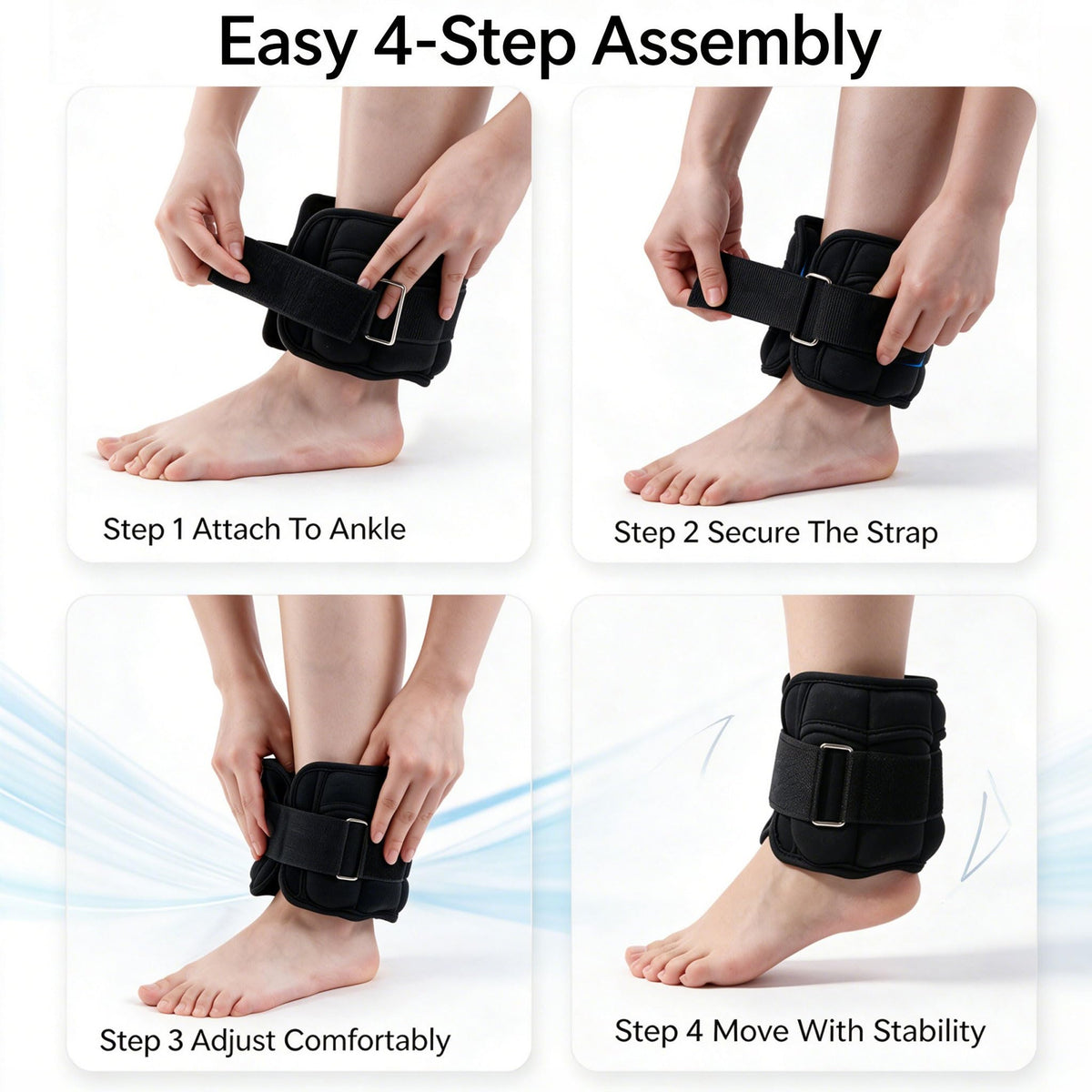 Adjustable Ankle Weights Set C63435
