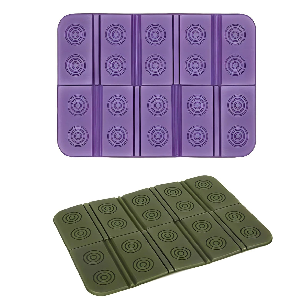 2 Pcs Waterproof Foam Camping Mat and Seat Cushion S286