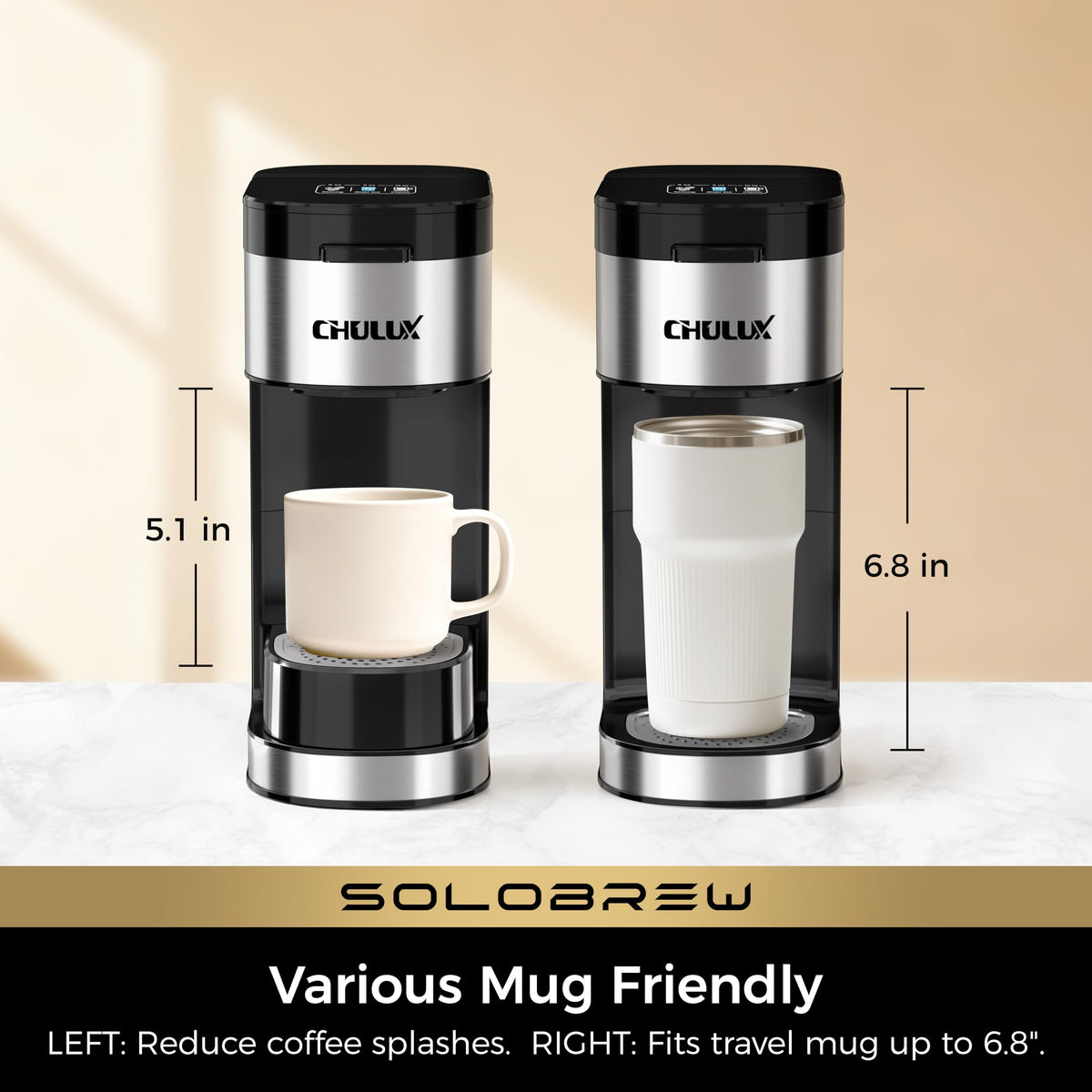 Single Serve Coffee Maker with Ground Filter O616
