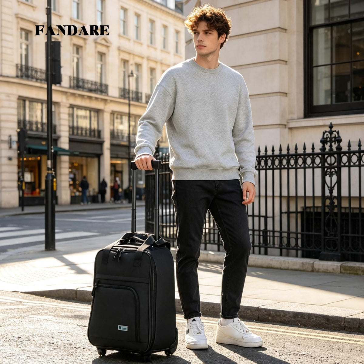 Rolling Laptop Backpack with Wheels 15.6 Inch M53588
