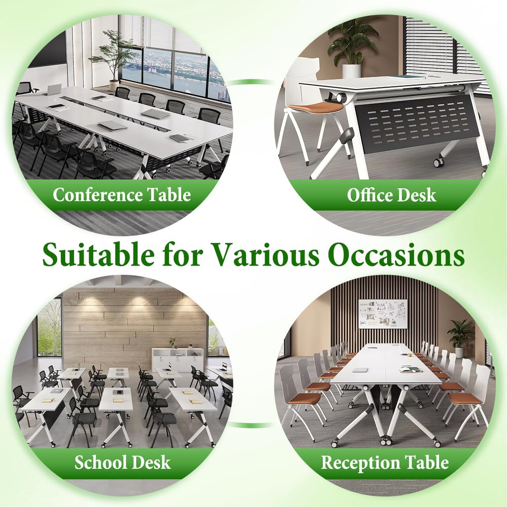 Folding Conference Table 63x24x30 Inch R9036
